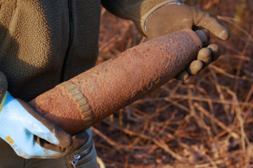 ontplofbare, oorlogsresten, archeologie, milieu, bodem