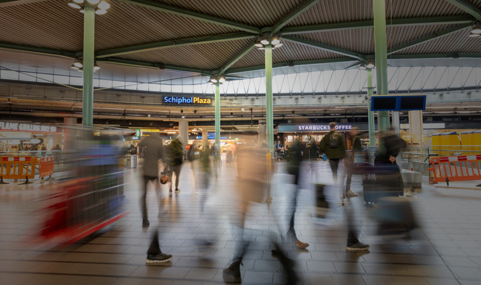 Herinrichting vertrekpassage Schiphol: Veilig, groen en functioneel