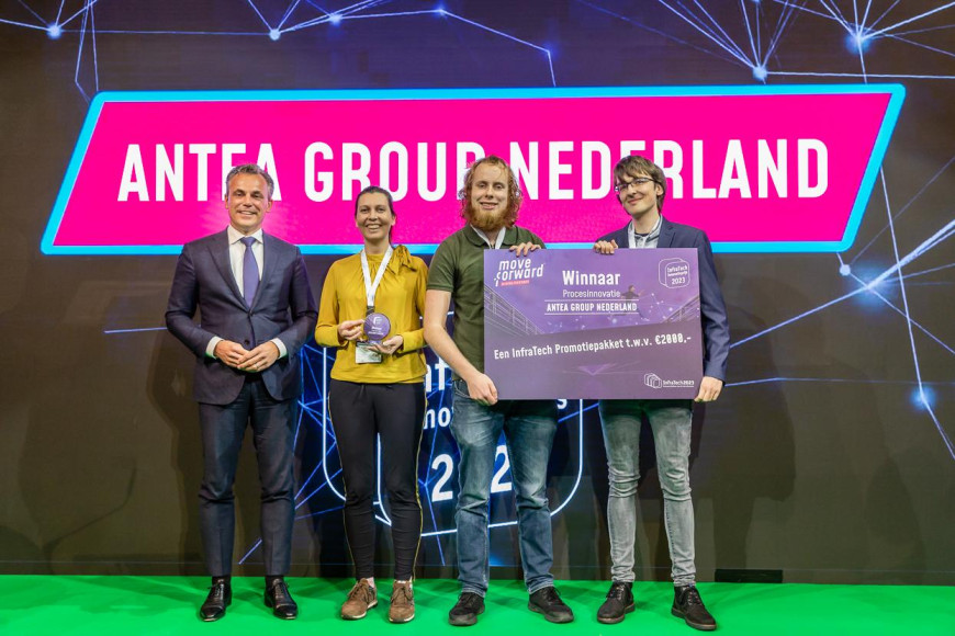Genetisch ontwerpen wint de InfraTech Innovatieprijs in de categorie Procesinnovatie