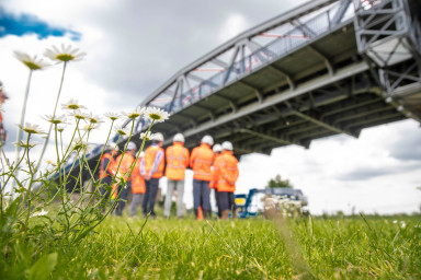 Projectbezoek RWS en Antea Group bij de John S. Thompsonbrug
