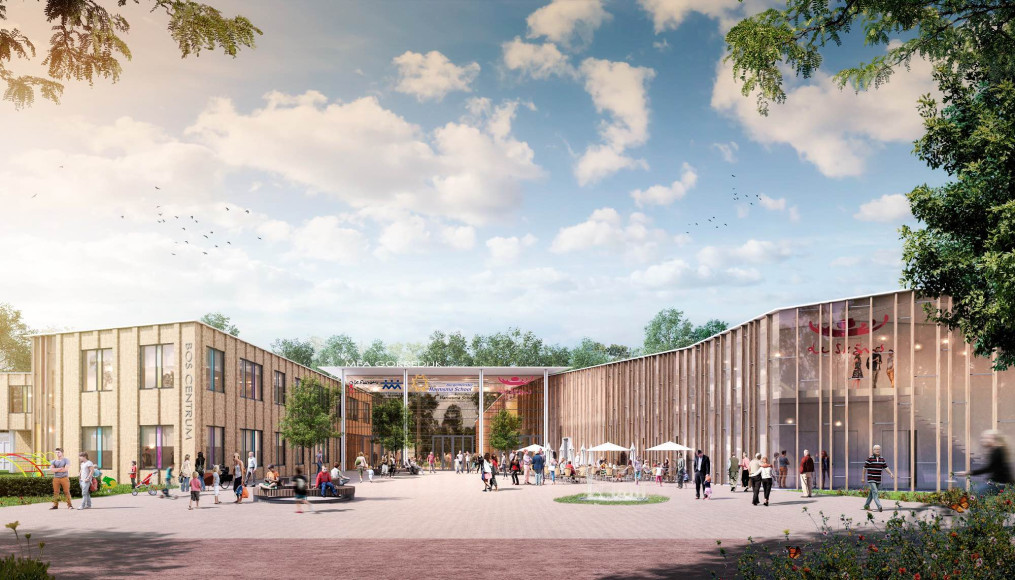 Bouwen aan basisschool De Treffer in Gorredijk